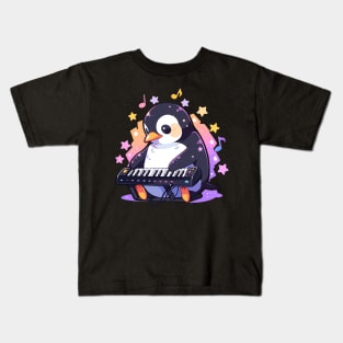 Penguin Keyboard Kids T-Shirt